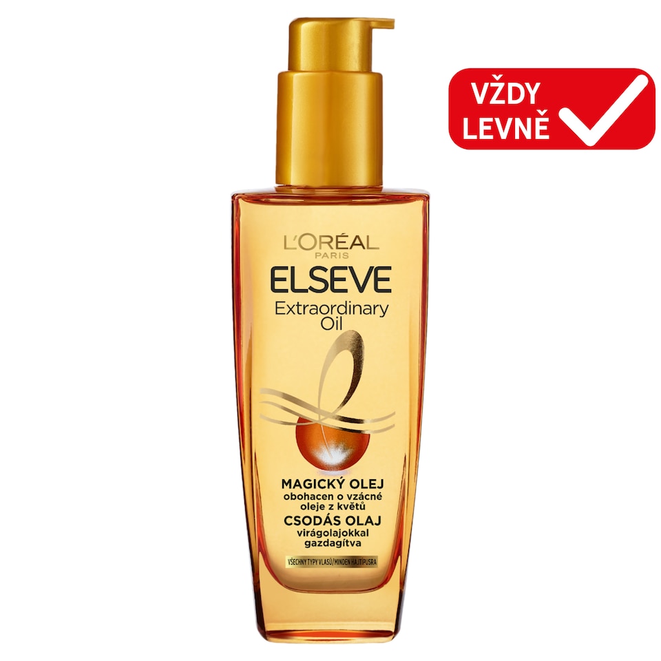L'Oréal Paris Elseve Extraordinary Oil hedvábný olej na všechny typy vlasů, 100 ml
