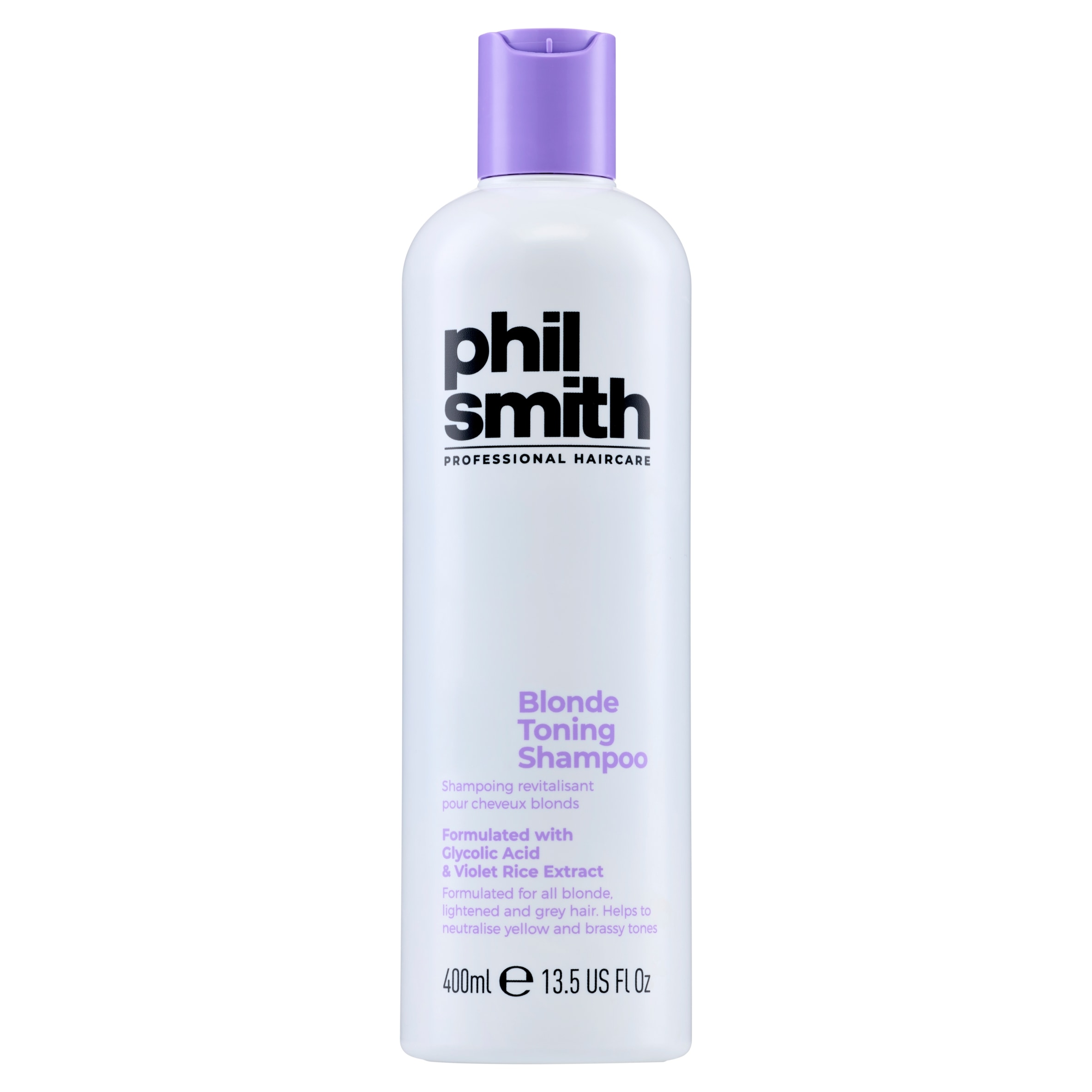 Phil Smith Professional Haircare Blonde Toning Shampoo 400ml
