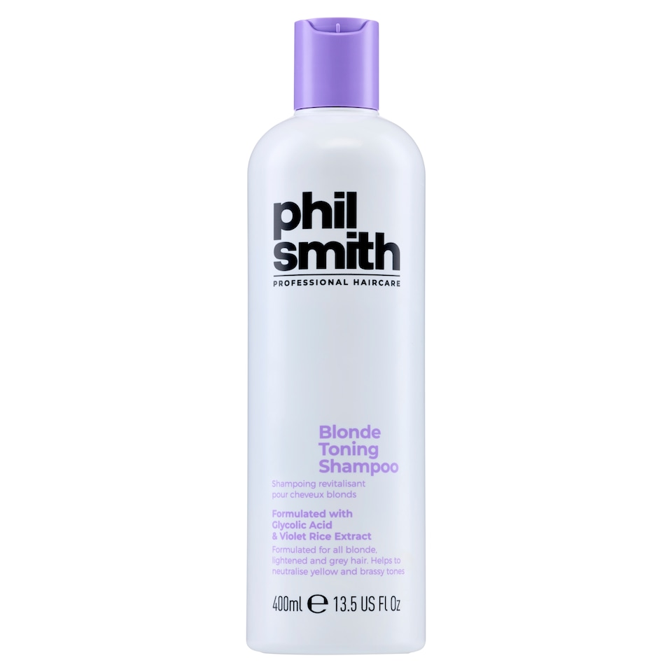 Phil Smith Professional Haircare Blonde Toning Shampoo 400ml