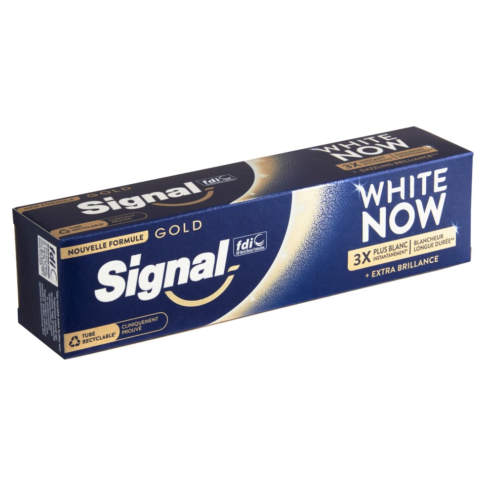 image 1 of Signal White Now Gold Toothpaste 75ml