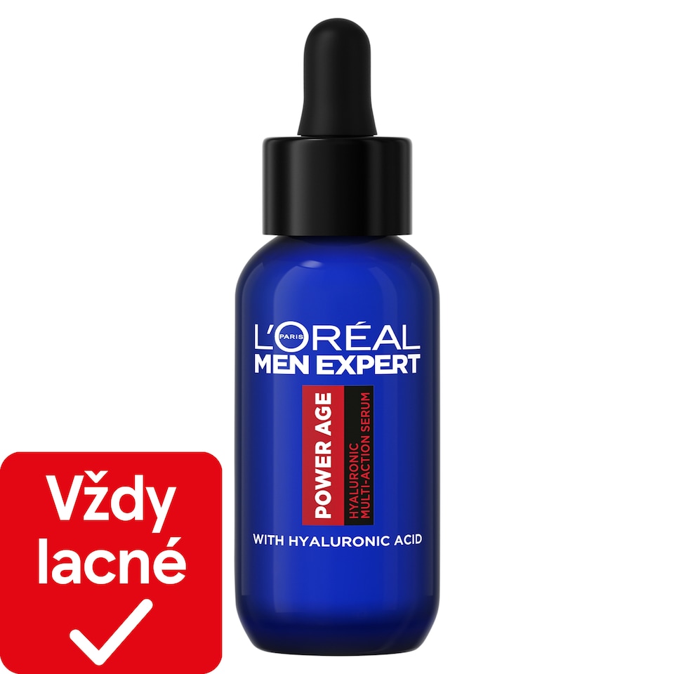 L'Oréal Paris Men Expert Power Age multifunkčné sérum s kyselinou hyalurónovou 30 ml