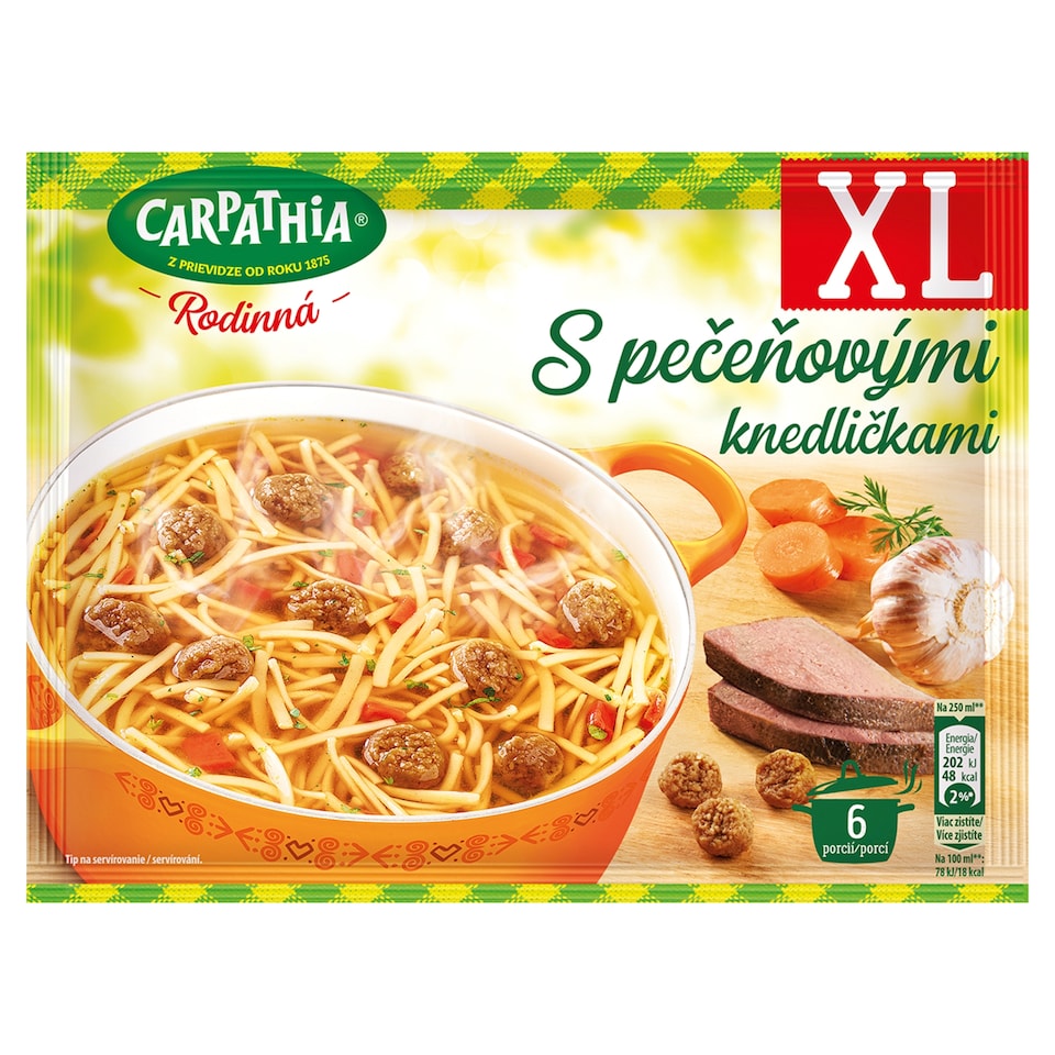 CARPATHIA FULL POT Soup with Liver Dumplings 82 g