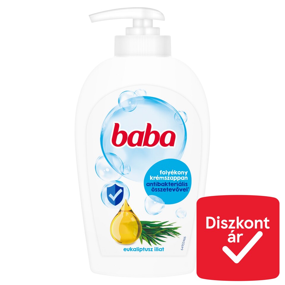 Baba folyékony krémszappan antibakteriális összetevővel 250 ml 