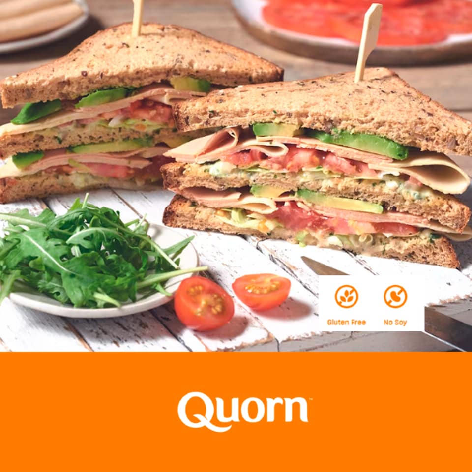 image 1 of Quorn Vegan Smoky Ham Free Slice 100G