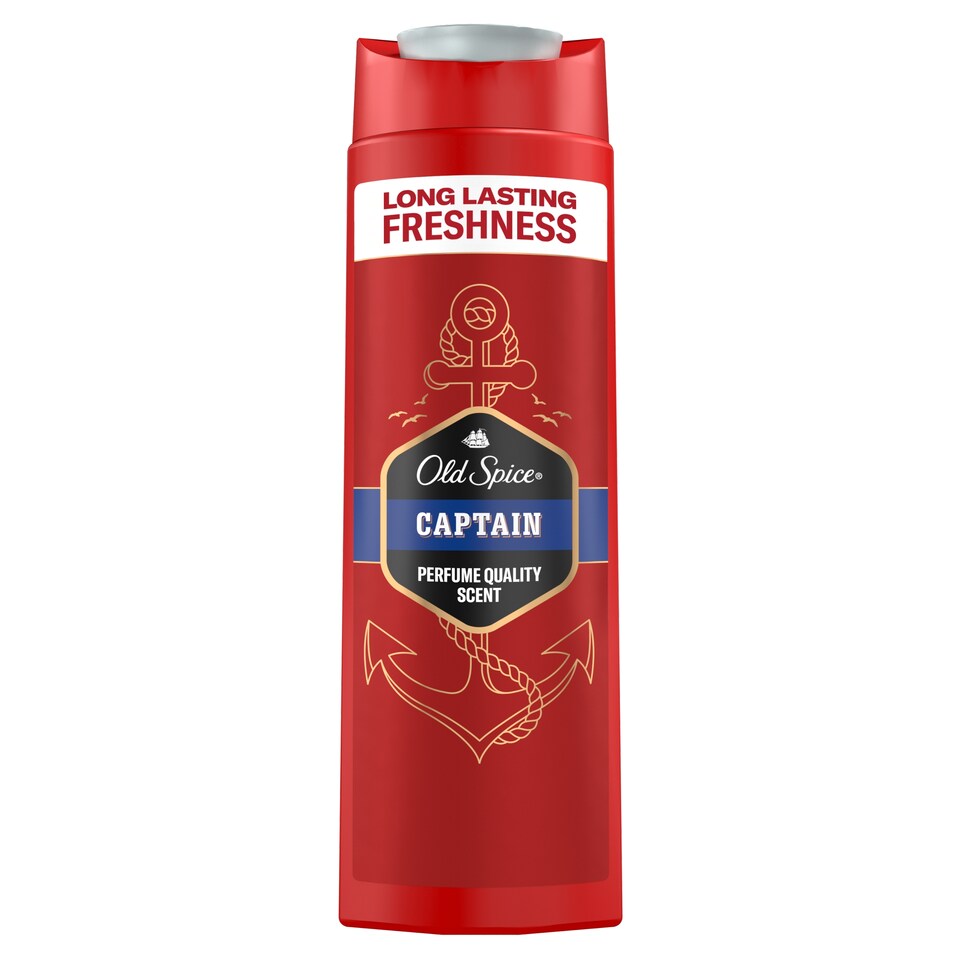 Old Spice Captain Férfi 3 az 1-ben Sampon és Tusfürdő, 400 ml  1. kép
