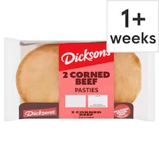 Dicksons Corned Beef Pasties 2 X 148G