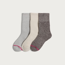 Weatherproof 3-Pack Thermal Socks in Multi