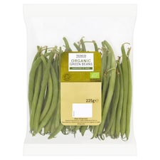Tesco Organic Green Beans 225G