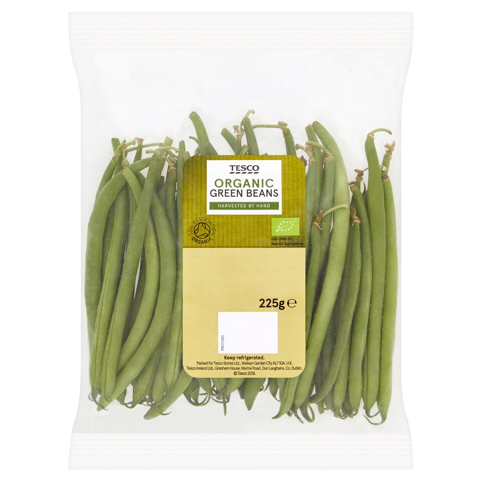 image 1 of Tesco Organic Green Beans 225G