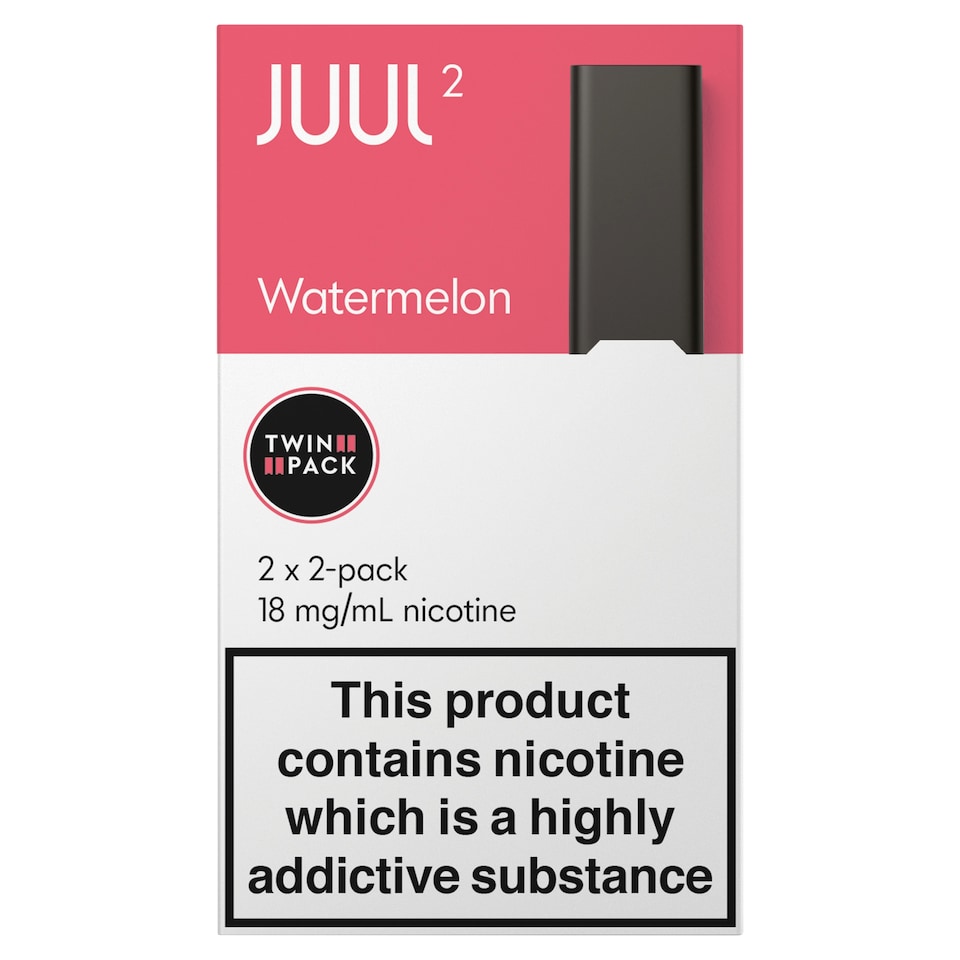 image 1 of JUUL2pods UK Watermelon 18mg/mL 2x2x1.2ml