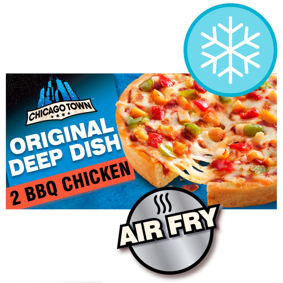 image 1 of Chicago Town Deep Dish BBQ Chicken Pizza 2x160g