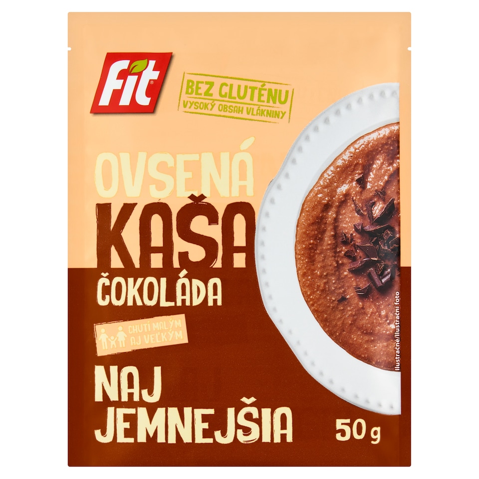 Obrázek 1 pro produkt Fit Sypká směs z obilovin pro přípravu ovesné kaše s čokoládou 50g