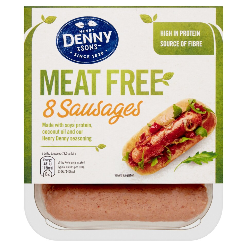 Denny Meat Free Sausages 336G*5 Tesco Groceries