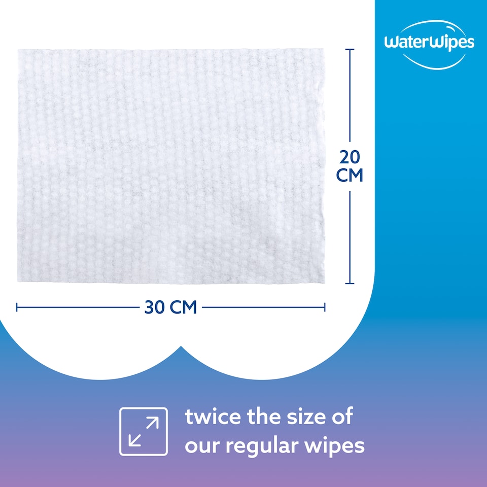 image 1 of WaterWipes Adult Care Sensitive Wipes 30 wipes