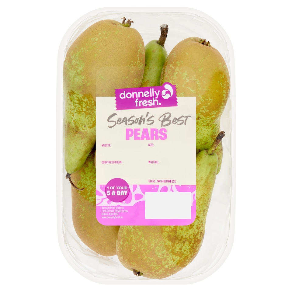 Donnelly Fresh Seasonal Pear Punnet Ripen At Home 750g