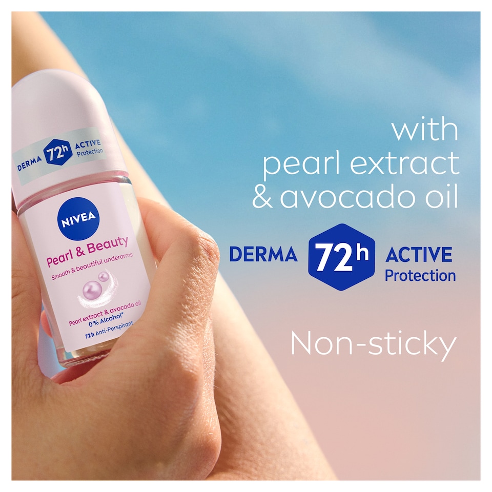 image 1 of NIVEA Pearl & Beauty Anti-Perspirant Deodorant Roll-On 25ml
