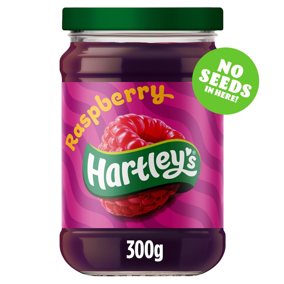 image 1 of Hartley's Best Seedless Raspberry Jam 300g