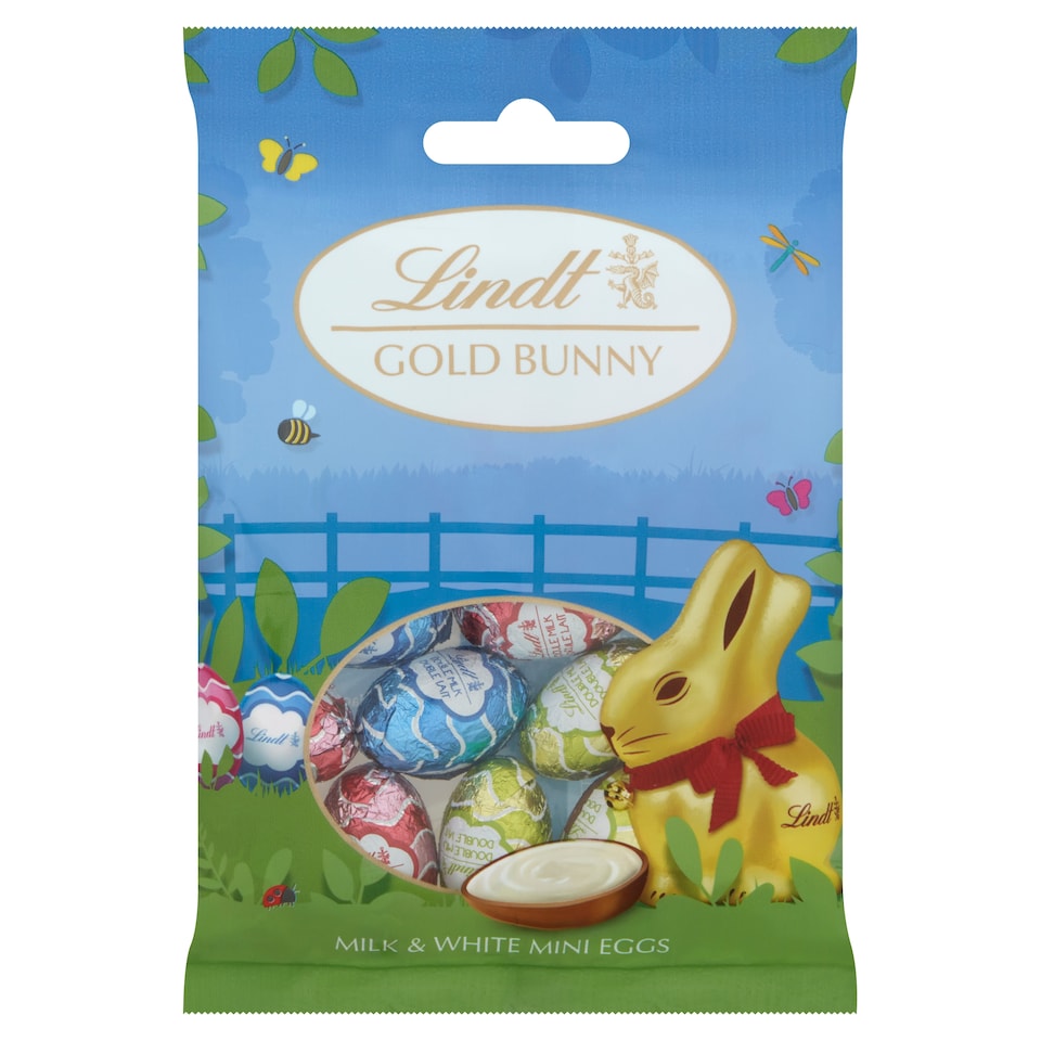 image 1 of Lindt Mini Eggs Milk Chocolate With Creamy Filling 80G