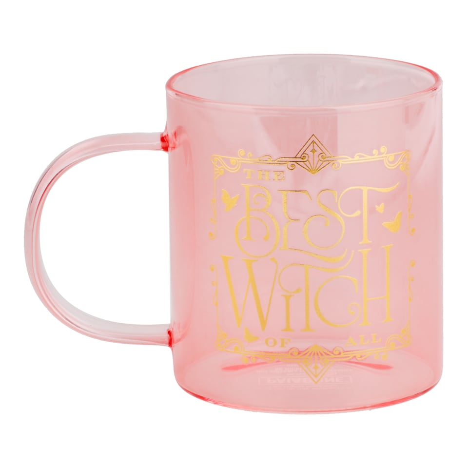 image 1 of Wicked Pink Glass Mug & Socks Christmas Gift Set