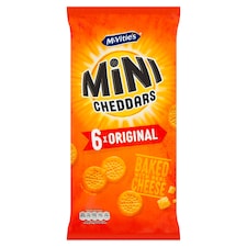 Mcvitie's Mini Cheddars Original 6X23g