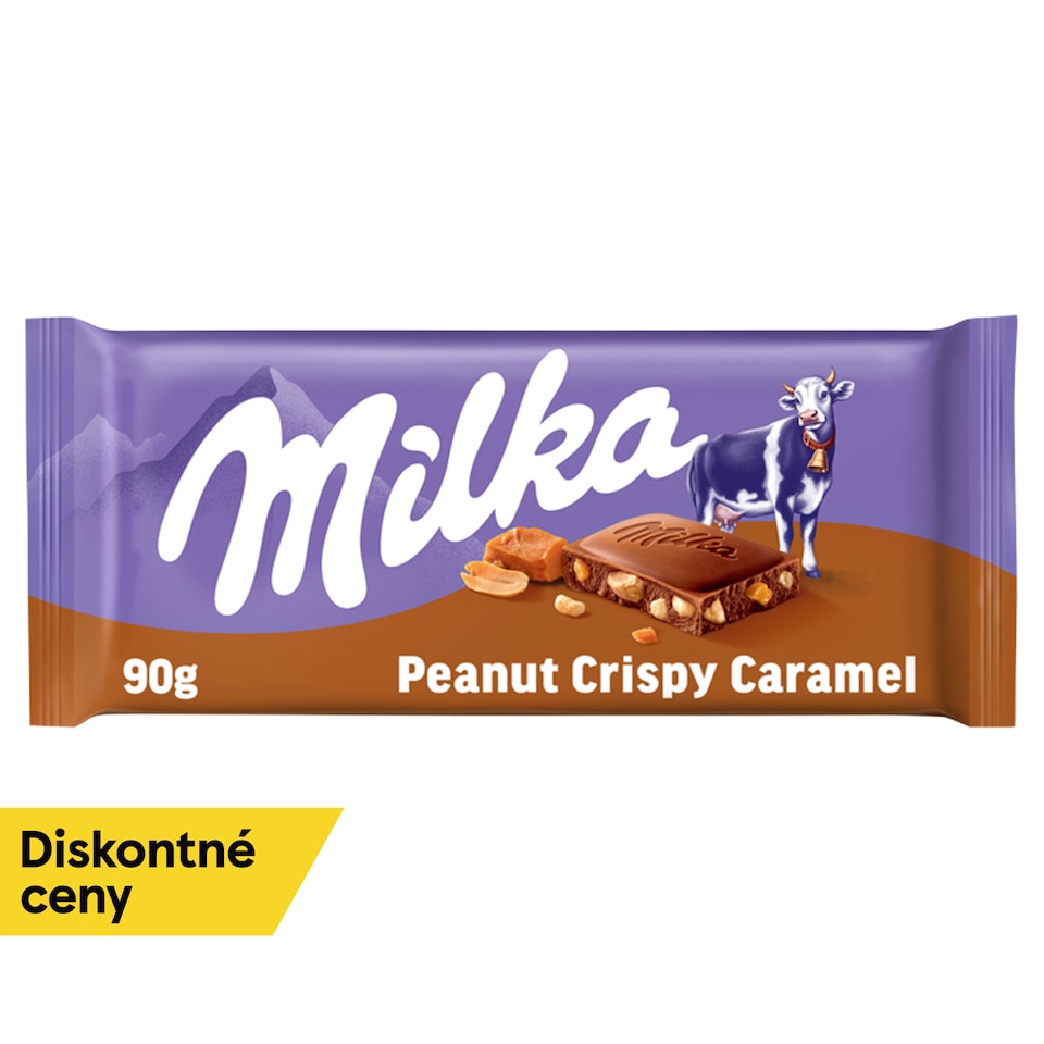 image 1 of Milka Peanut Crispy Caramel 90 g