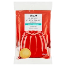 Tesco Pudding Strawberry Flavour 3 x 40 g