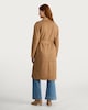 image 4 of F&F Faux Suede Trench Coat in Brown