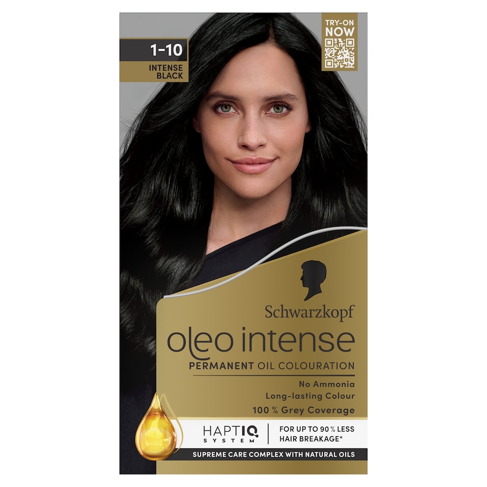 image 1 of Schwarzkopf Oleo Intense Intense Black 1-10 Permanent Hair Dye