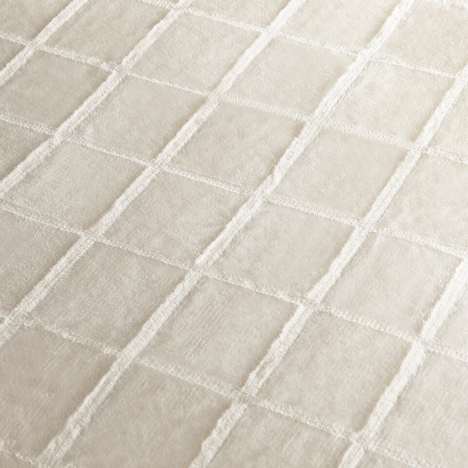 image 1 of Silent Night Embossed Fleece Duvet Single Cream