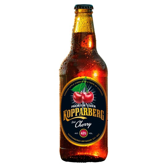 Kopparberg Premium Cider With Cherry 500Ml Tesco Groceries