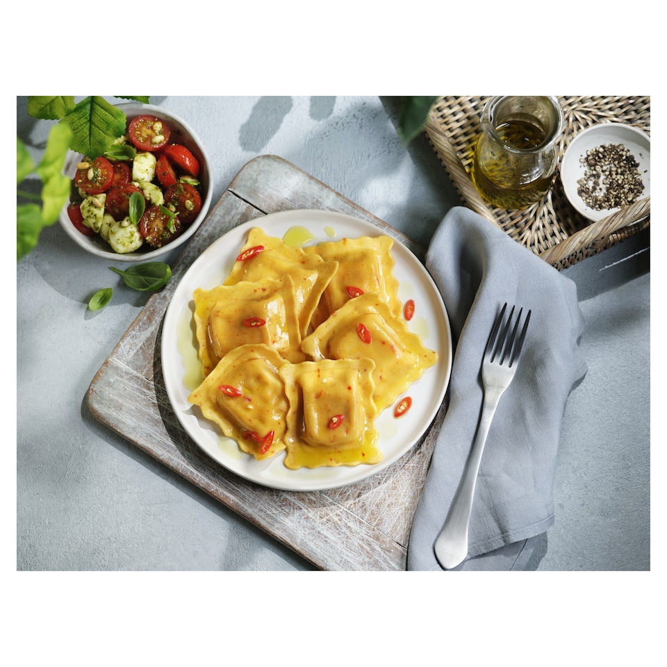 image 1 of Tesco Finest Nduja, Mascarpone, Red Onion Ravioli 250G
