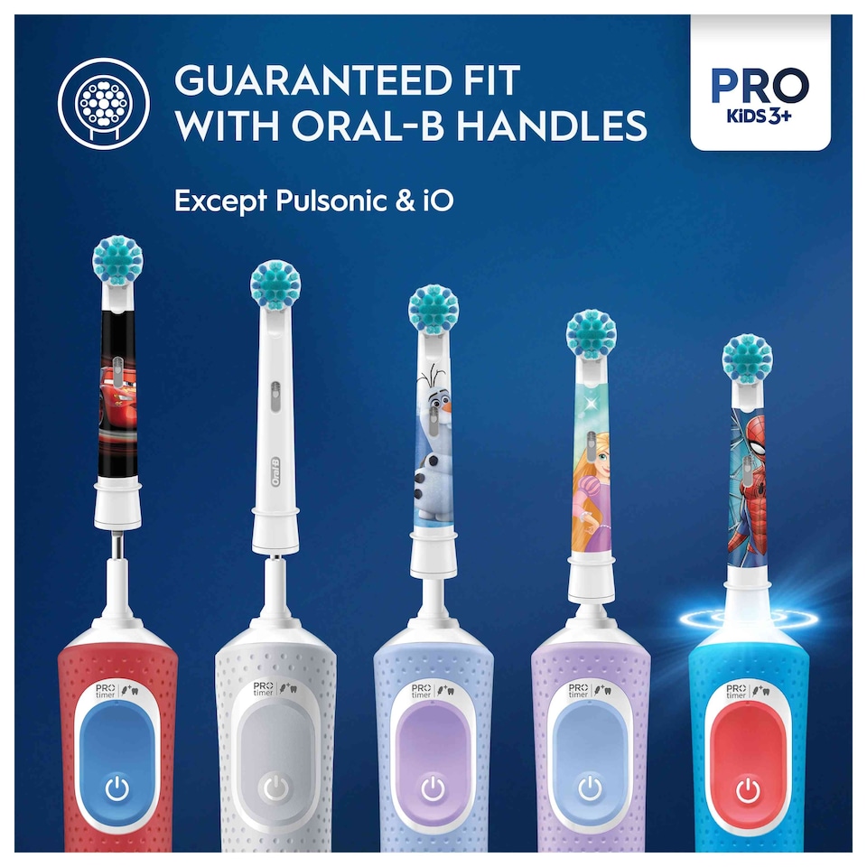 image 1 of Oral-B Pro Kids Hlavice Zubnej Kefky, 4 ks