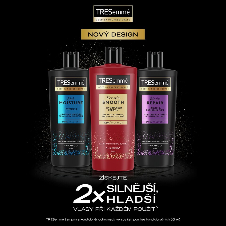 Obrázek 1 pro produkt TRESemmé Biotin Repair šampon na poškozené vlasy s Pro-Bond Plexem 400ml