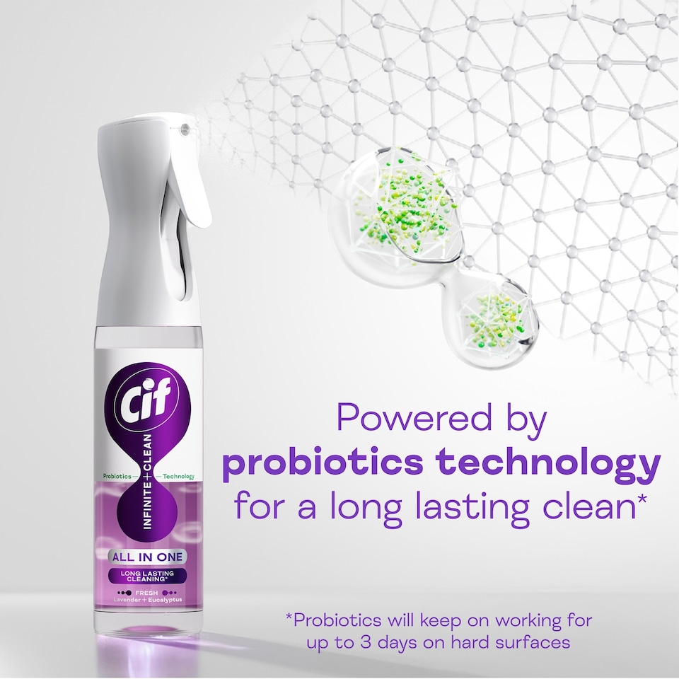 image 1 of Cif Infinite Clean All in One: Fresh Lavender and Eucalyptus Reload 280ml