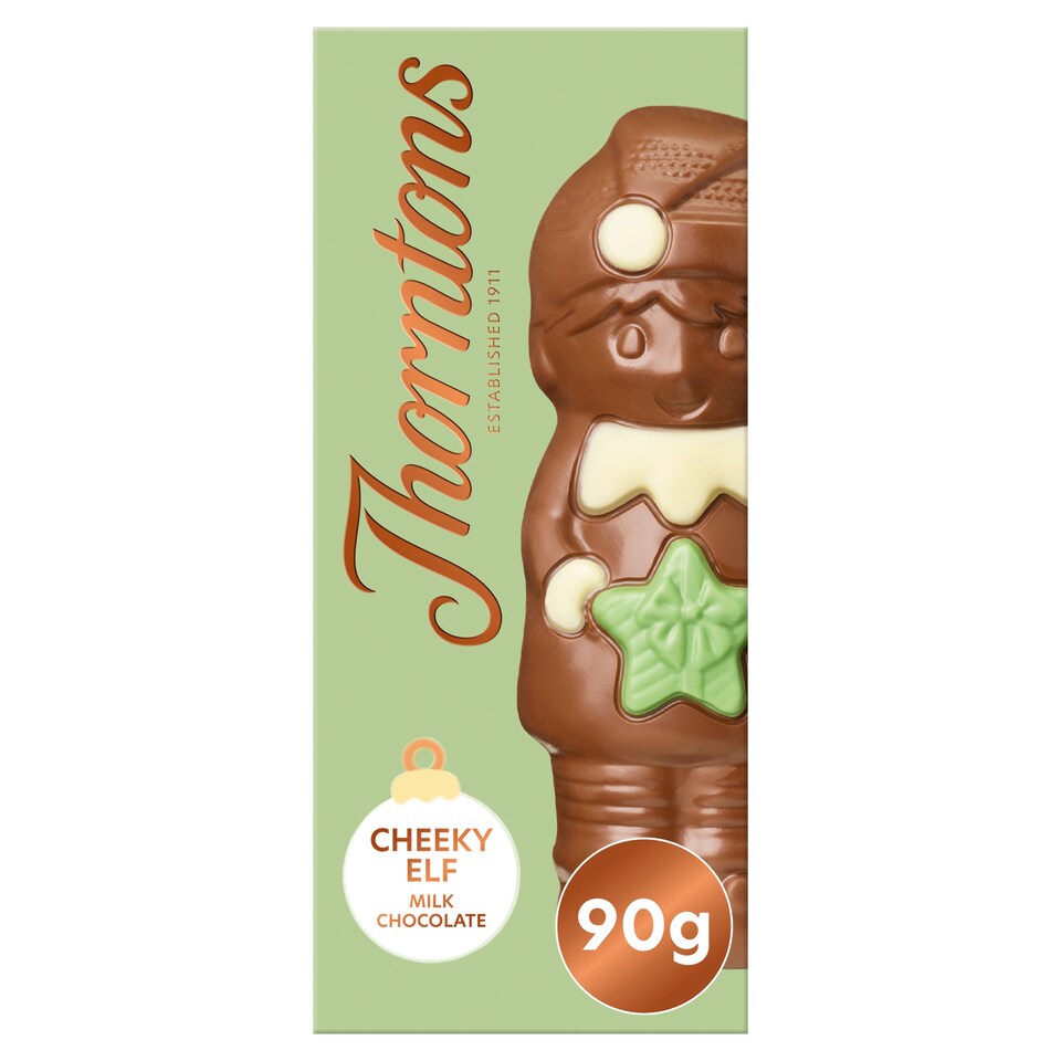 Thorntons Cheeky Elf Milk Chocolate Christmas Gift 90G