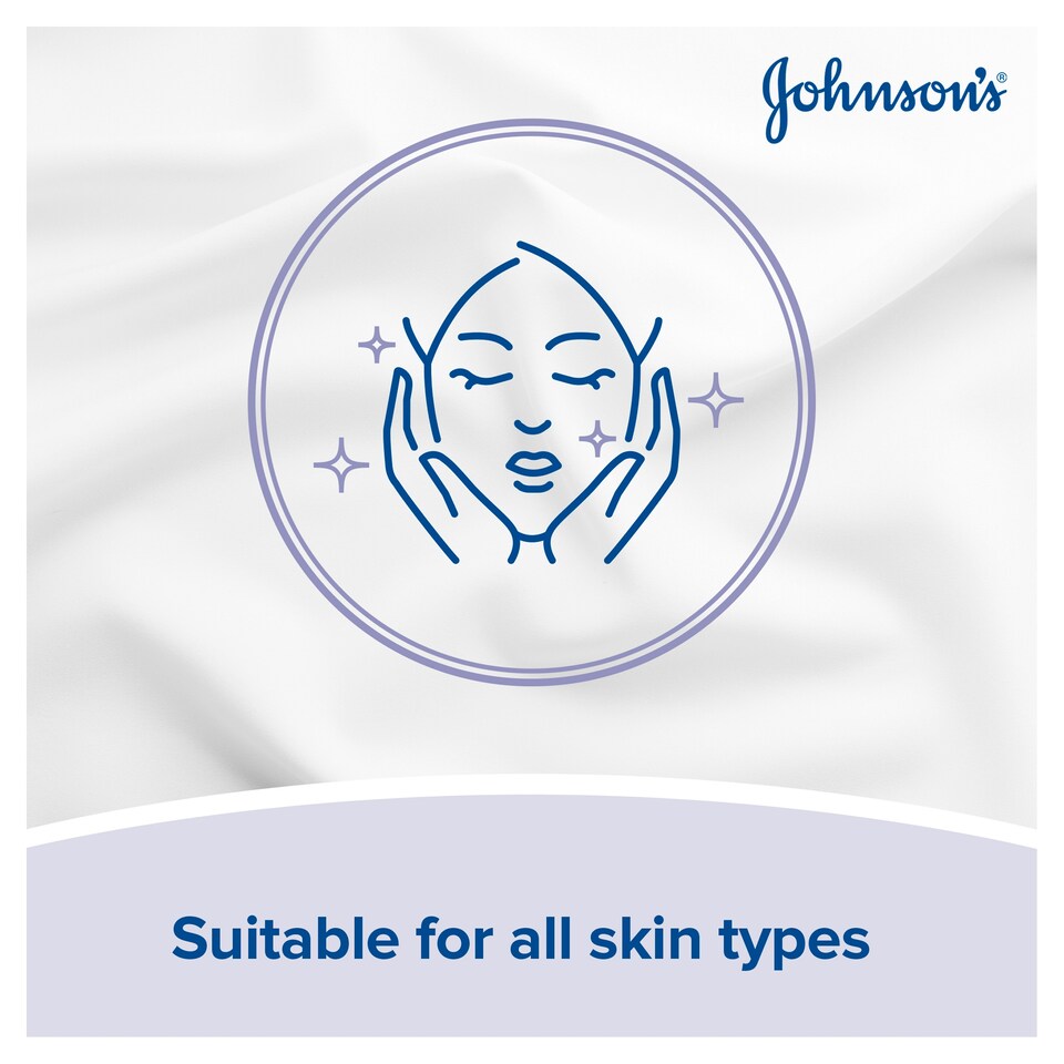 image 1 of Johnson's Face Care Pampering Wipes 25