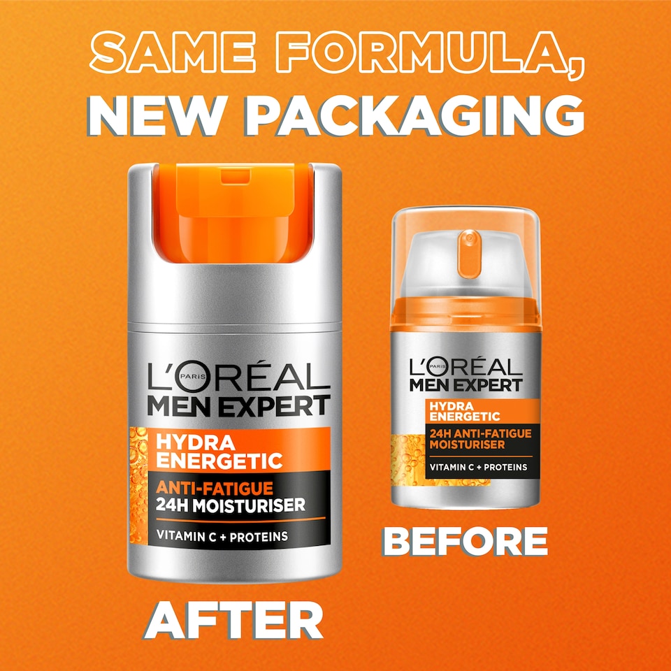 image 1 of L’Oreal Men Expert Hydra Energetic Anti Fatigue Moisturiser 50Ml