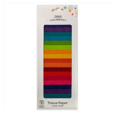 T. Rainbow Stripes Tissue 3pk