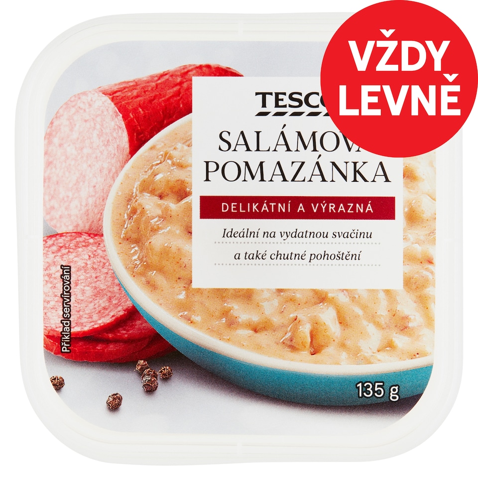 Tesco Salami Spread 135g