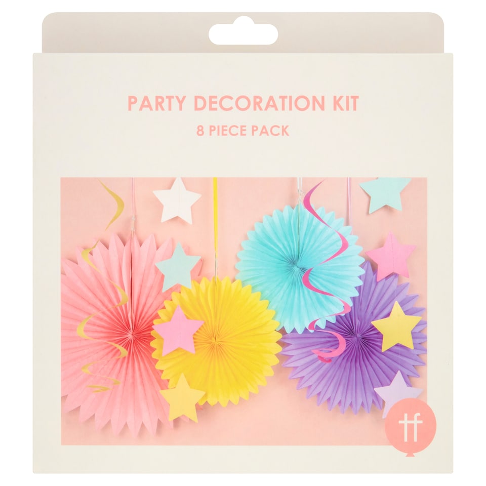 Party Decoration Kit Paster 8Pc