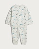image 2 of F&F Baby 2-Piece Cotton Rich Arctic Print Sweatshirt and Joggers Set in Blue