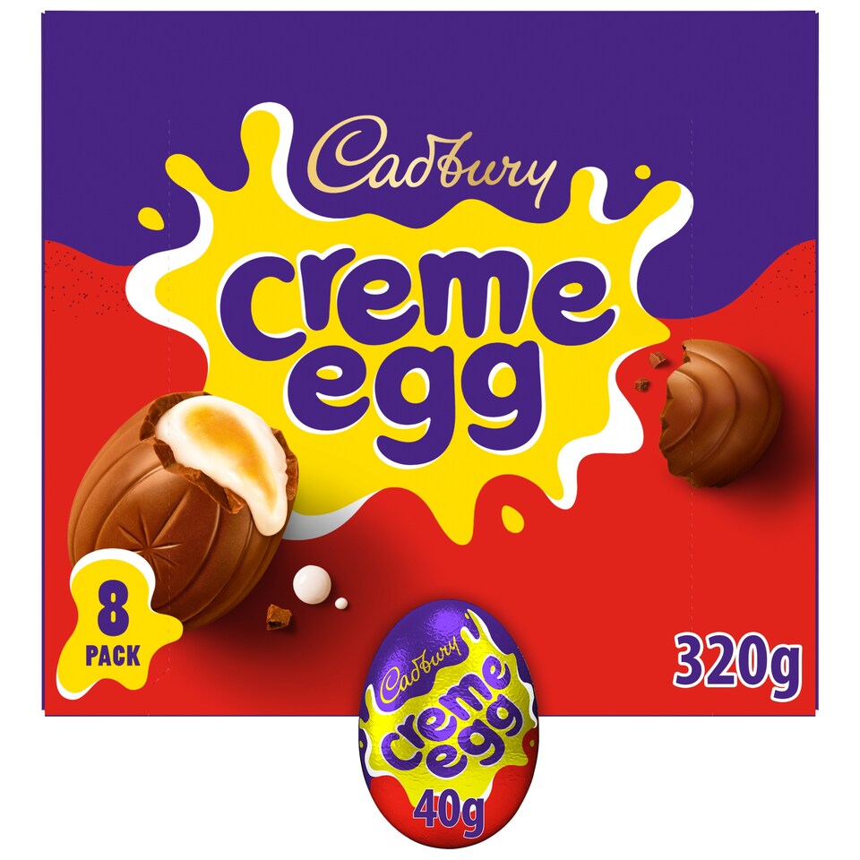 Cadbury Creme Egg Chocolate Eggs 8 pack 320g