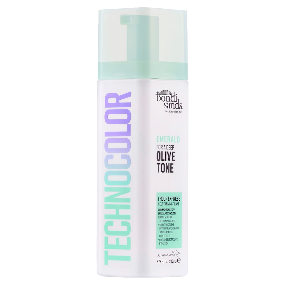 Bondi Sands Technocolor 1 Hour Express Self Tanning Foam Emerald 200Ml