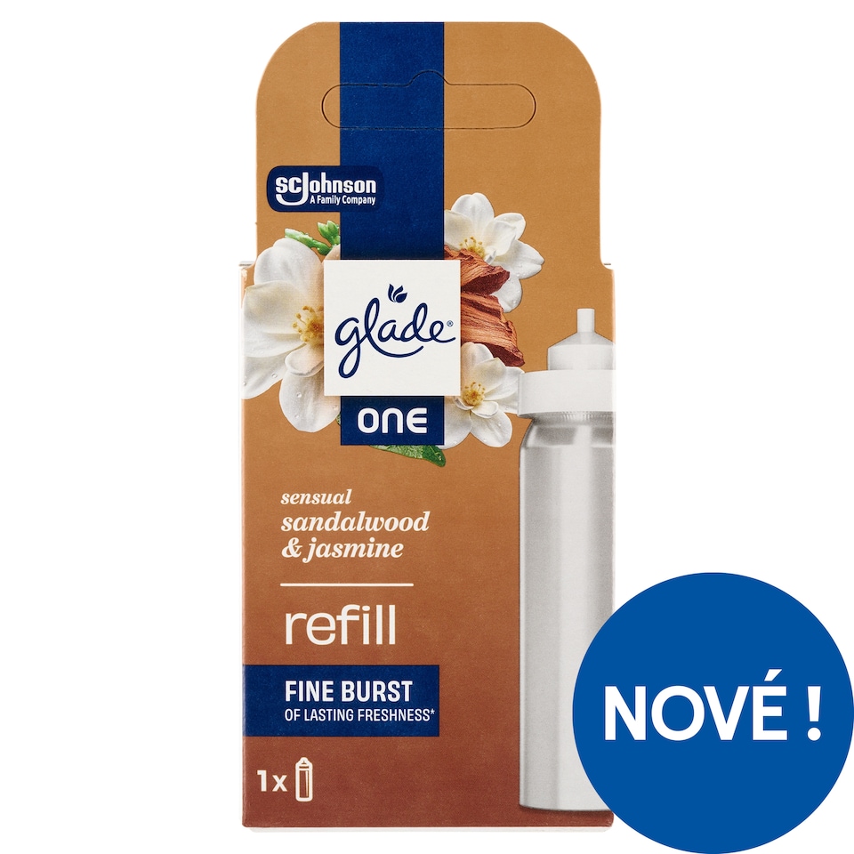 Obrázek 1 pro produkt Glade One Sensual Sandalwood & Jasmine náplň do osvěžovače vzduchu 10ml