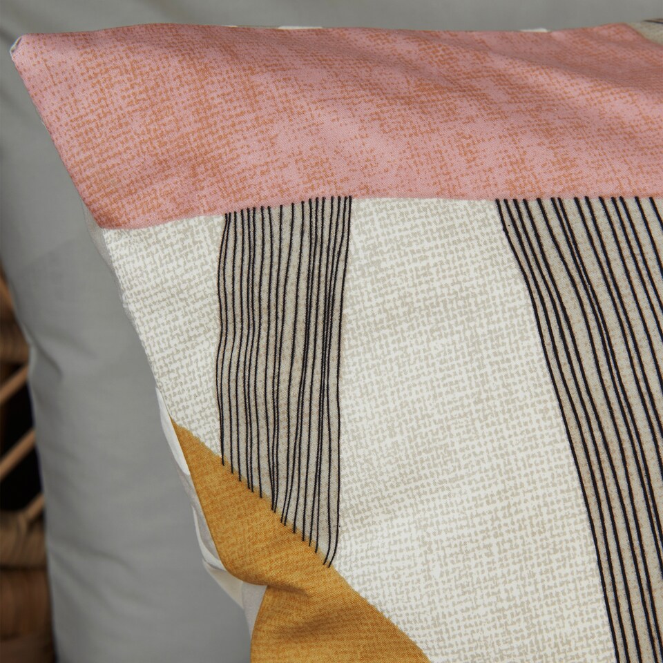 image 1 of Cosmo Living Bauhaus Geo Duvet Set King