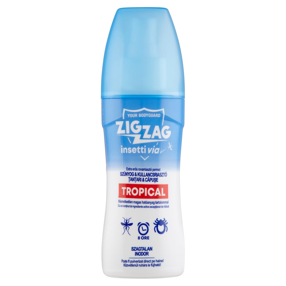 Zig Zag Tropical Unscented Extra Strong Insect Repellent Spray 100 ml