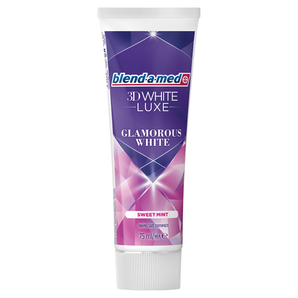 Blend-A-Med 3DWhite Luxe Glamorous White Fogkrém, 75 ml 1. kép