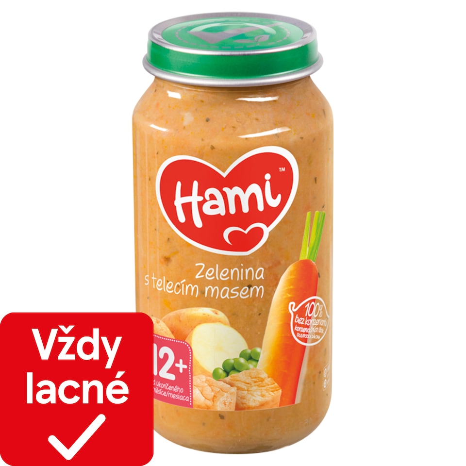 Hami Zelenina s teľacím mäsom 250 g