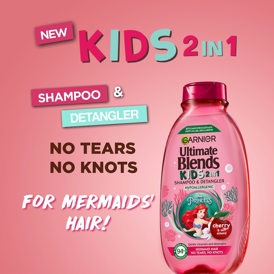 image 1 of Garnier Ult/B Kids 2 In 1 Cherry And Almond 250Ml