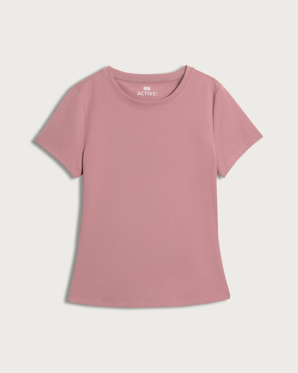 F&F Active EVERYHOUR Short Sleeved T-Shirt in Pink